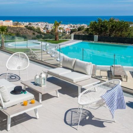 Orama Luxury Villa 4 Bedrooms With Private Pool Hersonissos  Exterior foto