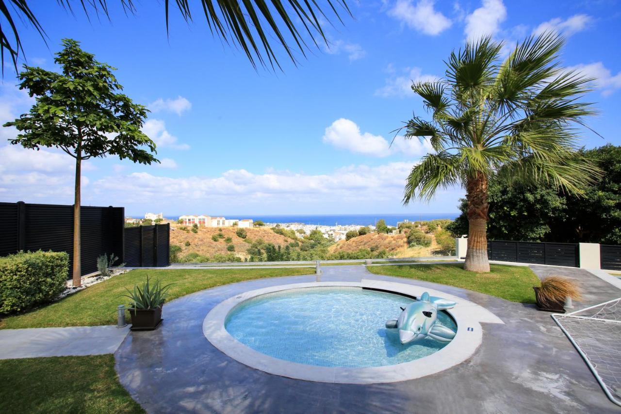 Orama Luxury Villa 4 Bedrooms With Private Pool Hersonissos  Exterior foto