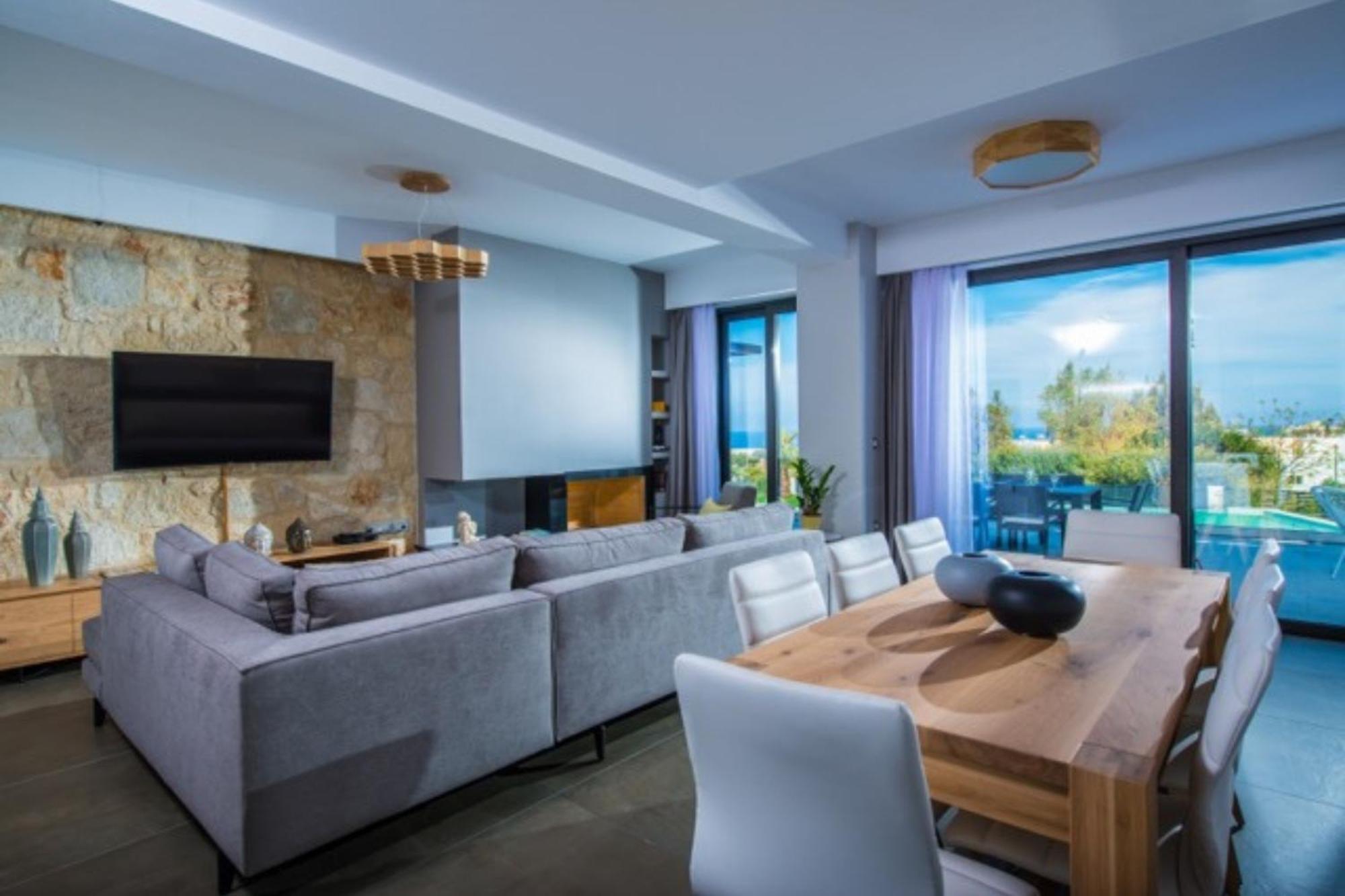 Orama Luxury Villa 4 Bedrooms With Private Pool Hersonissos  Exterior foto