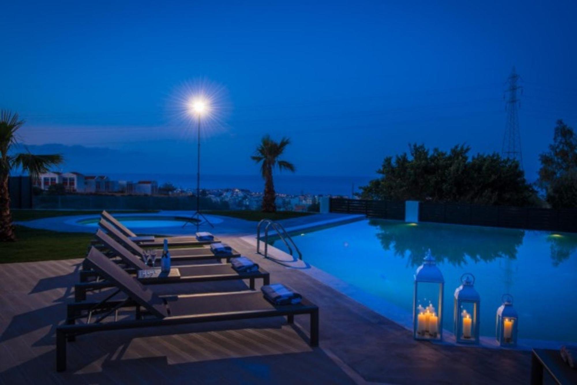Orama Luxury Villa 4 Bedrooms With Private Pool Hersonissos  Exterior foto